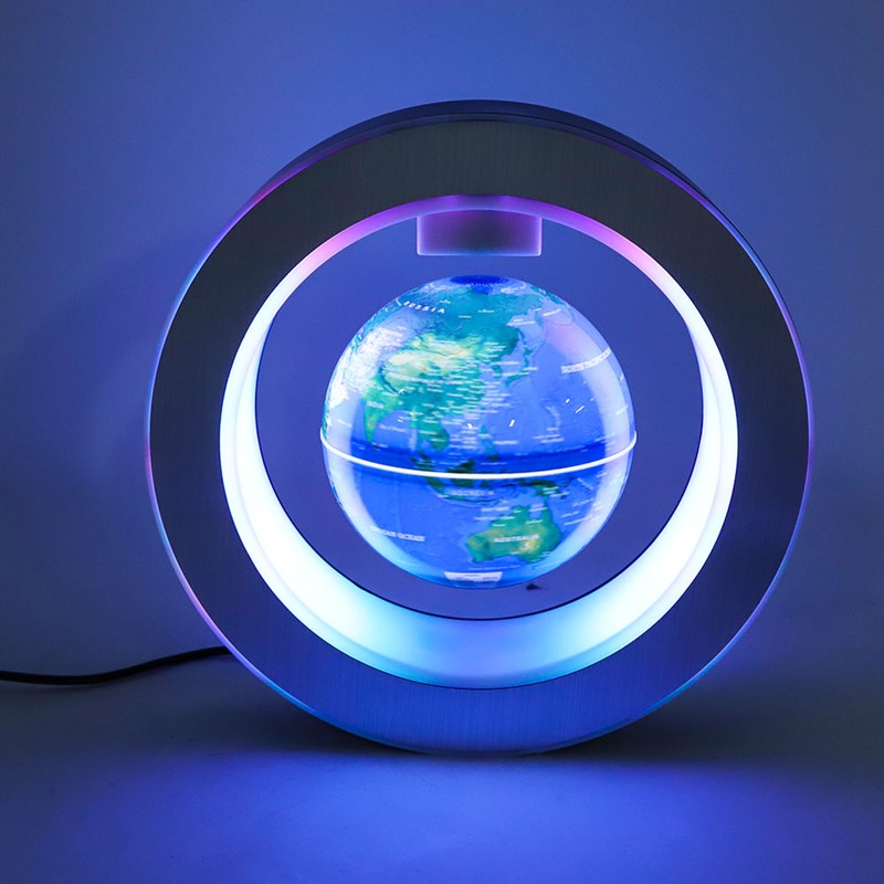 Levitating Globe Floating Globe With LED Lights Magnetic Field Levitation