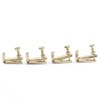 Zest Violins 4Pcs Silver Fine Tuners Replacement Parts for 4/4