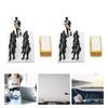 Coffin Dance Model Funeral Action Figures Coffin People Figurines Set
