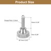 sourcing map M3x10mm Knurled Thumb Screws, 5pcs 304 Stainless Steel