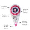 Pentel Cinta Correctora, Compacta, 7 m x 4.2 mm, Blanca,