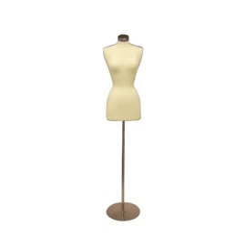 Fibonacci Mannequin Dress Forms Female Dress Form Pinnable Foam Mannequin Torso with Adjustable Metal Base - 10/12