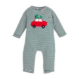 Mud Pie Baby Christmas Car Crochet Bodysuit; 9-12M