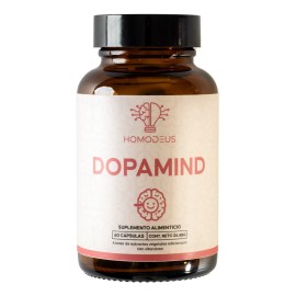 Dopamina L-tirosina + Nootrópicos | Enfoque + Ánimo 60 Caps Sabor Sin Sabor
