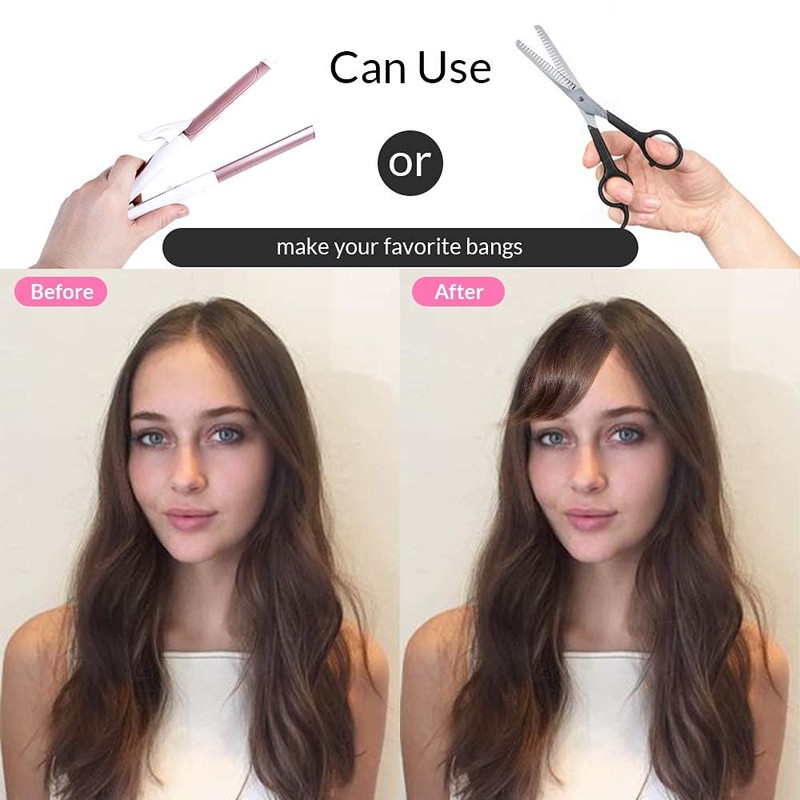 Side Bangs Real Human Hair Bangs Clip In Side Bangs