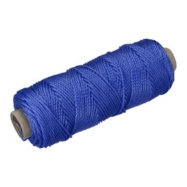MECCANIXITY Twisted Mason Line Nylon Twine String Cord Blue 100M/109 Yard 1.5MM Dia for Netting, Landscaping, Home Improvement, DIY Projects, Crafting, Masonry, Gardening