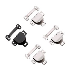 Lakesstory Metal Hooks & Eyes Sewing Hooks and Eyes Closure Assorted for Bra Trousers Skirt Dress and Sewing DIY Craft - 4 Sets in a Pack - 2 Black Set and 2 Nickel Sets