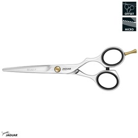 JAGUAR Pre-Style Relax P 5.5 Inches Hairdressing Scissors in Offset Design Polished Made in Germany
