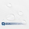 Barossa Design Waterproof Fabric Shower Stall Curtain Liner Microfiber 42"