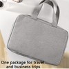 HUSHAX 4 Fold Travel Hanging Toiletry Bag, Hanging Makeup Storage