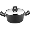 Hascevher Cast Aluminum Nonstick Stockpot with Stainless Steel Lid Cookware,