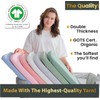 Bunnyjik GOTS Organic 2 x Baby Cot Fitted Sheets -