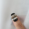 Full Chain Stone Handmade Nail Tips - Natural / 풀체인