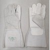 Unbranded Leather Welding Gloves 14" Extended Fire and Heat Resistant