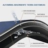 3pz Tapete Baño Ultra Suave Alfombra Antidesliz Absorbente