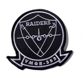 Squadron Nostalgia LLC VMGR-352 Raiders Patch – Sew On, 4.5"