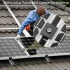 Anbte 10pcs Solar Panels Mid Clamps for Unistrut, Aluminium 1.37"