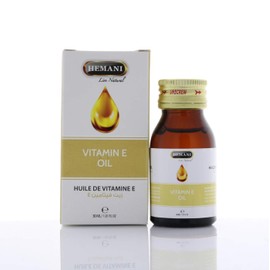 Hemani Vitamin E Oil 30mL (1 FL OZ) - 100% Edible Oil - Essential Fatty Acid Dietary Supplement