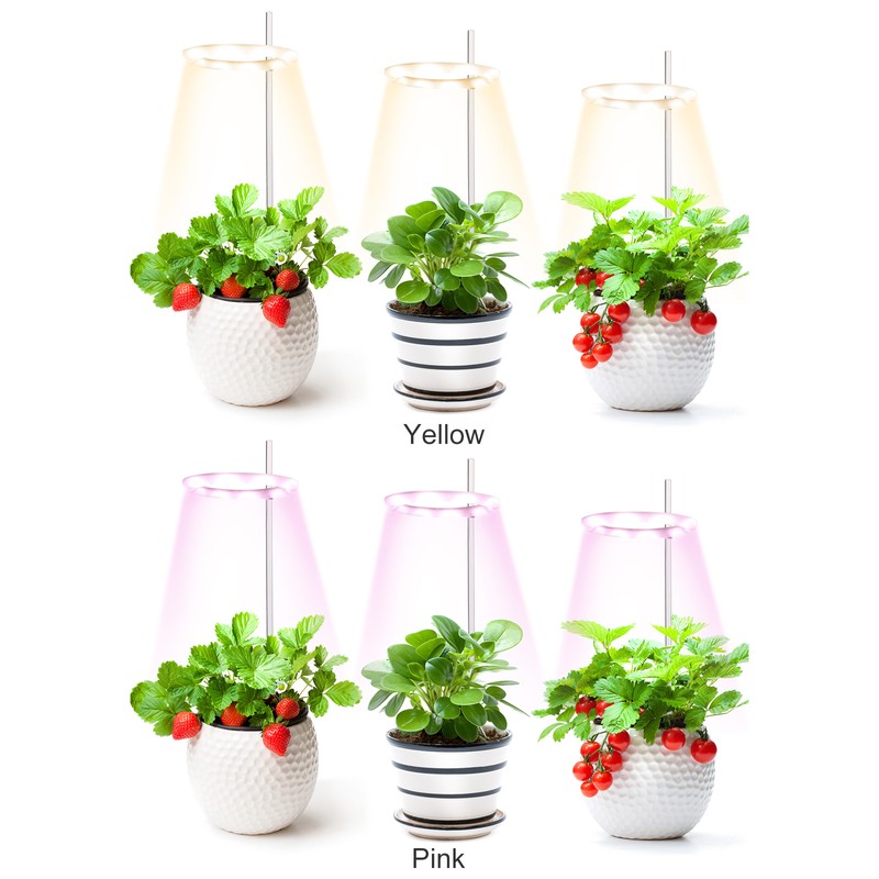 Plant Grow Light 3.3in Diameter 3 Heads Easy Operation Brightness