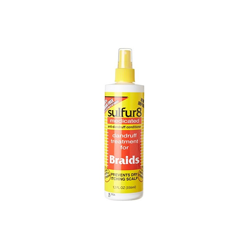 Sulfur 8 Dandruff Treatment For Braids 12 oz. Spray -