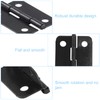 Murtenze 24Pcs Black Butt Hinge, 1 inch x 3/4 inch