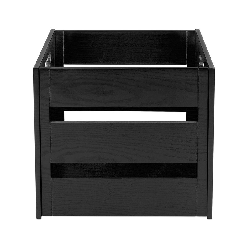 Victrola Wooden Record Crate – Tabletop Vinyl Album Holder, No-Tool