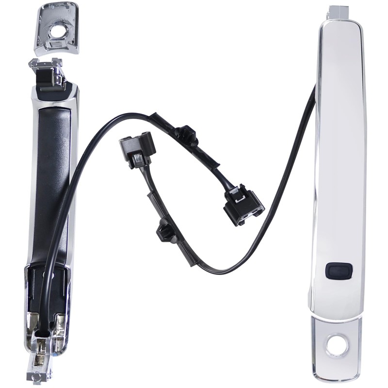 TAYATUO Front Left Driver Side Exterior Chrome Door Handle Compatible