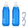 CAINCAY TPU Foldable Water Bottles, Pack of 2, 500 ml