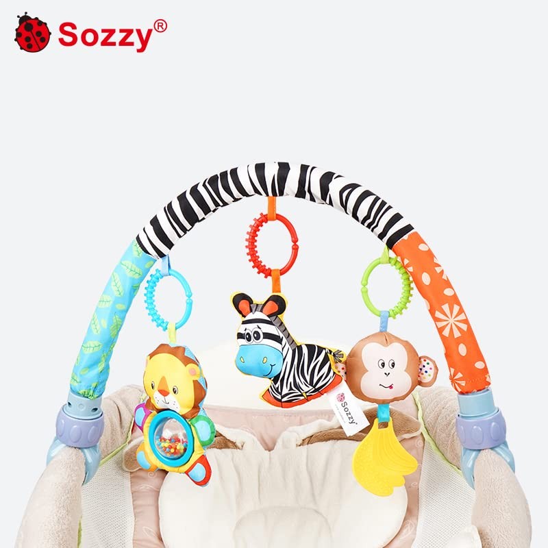 Sozzy : Newborn pram Baby Toy Hanging Arch Zebra Baby