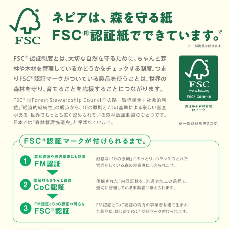 Nepia Nepi Eco Kitchen Towel, 2 Rolls, 100 Cut