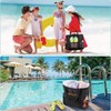 ALMLWIAJ XXL Mesh Beach Bag, 64 x 43 x 20