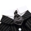GabeFish Pets Wedding Jackets Suit for Dogs with Bow Tie
