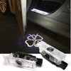 Non Fading Door Light Logo Projection Quadrifoglio LED Welcome Puddle