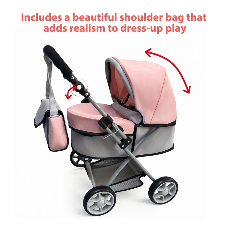 Anano Baby Doll Stroller, Baby Travel Organiser, Play Toy Babys
