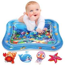Infinno Infinno Inflatable Tummy Time Mat Premium Baby Water Play Mat for Infants and Toddlers Baby Toys for 3 to 24 Months, Strengthen Your Baby's Muscles, Portable