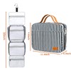Bosidu Hanging Toiletry Bag for Women, Large Capacity Waterproof Travel