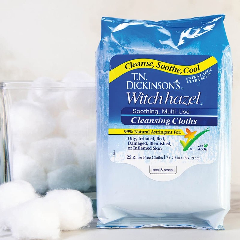 Dickinson's Dickinson's Witch Hazel Refreshingly Clean Cleansing Cloths with Aloe,