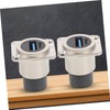 Tofficu 2pcs USB Panel Mount Coupler Flush Mount USB Connector