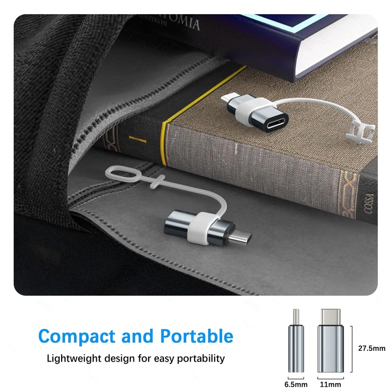 Avigers Lightening to USB C Adapter (Pack of 2)