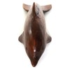 8" Hand Carved Wood Hawaiian Dolphin Figurine