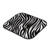 4 Pcs Car Floor Mats Zebra Print Universal Automotive Foot
