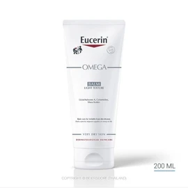 Eucerin Omega Light Repair Balm Specially For Dry & Sensitive Skin Long-Lasting Moisturizes Anti-Dryness Strengthens Skin Barrier Improves Discomfort Body Lotion 200ml