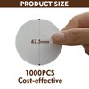1000 Pcs Round Disposable Coffee Filters Paper Compatible with Aeropress