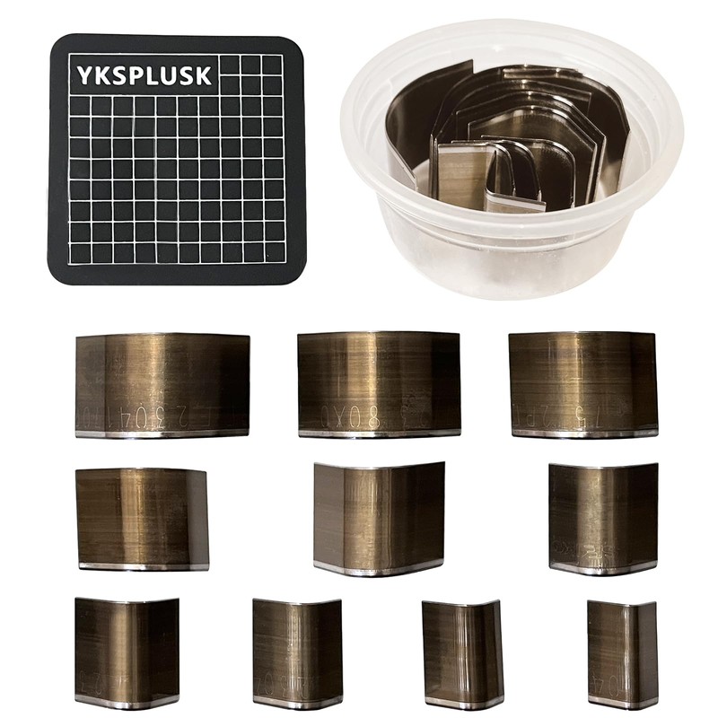 YKSPLUSK 10 Pieces Leather Corner Punch Set, Leather Corner Cutter