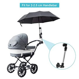 Paraguas para silla de ruedas, soporte retráctil para sombrilla para carriola, soporte universal para paraguas para bicicleta, carriola, silla de ruedas, carrito de pesca