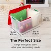 IRIS USA 94 Qt. Stackable Plastic Storage Bins with Lids,