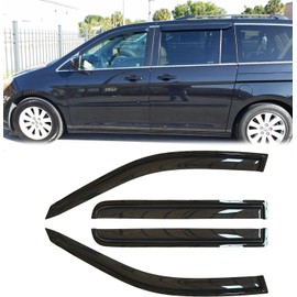 VICOJETOR Sunproof Waterproof Side Window Wind Deflector, 4pcs Protective Replacements Rain Guards Set, Window Visor fit for 2008-2010 Honda Odyssey 94083