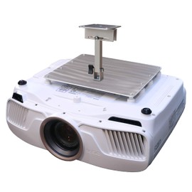 PCMD, LLC. Projector Ceiling Mount Compatible with Epson Home Cinema 5050UB 5050UBe Pro Cinema 6050UB with Lateral Shift Coupling (10-Inch Extension)