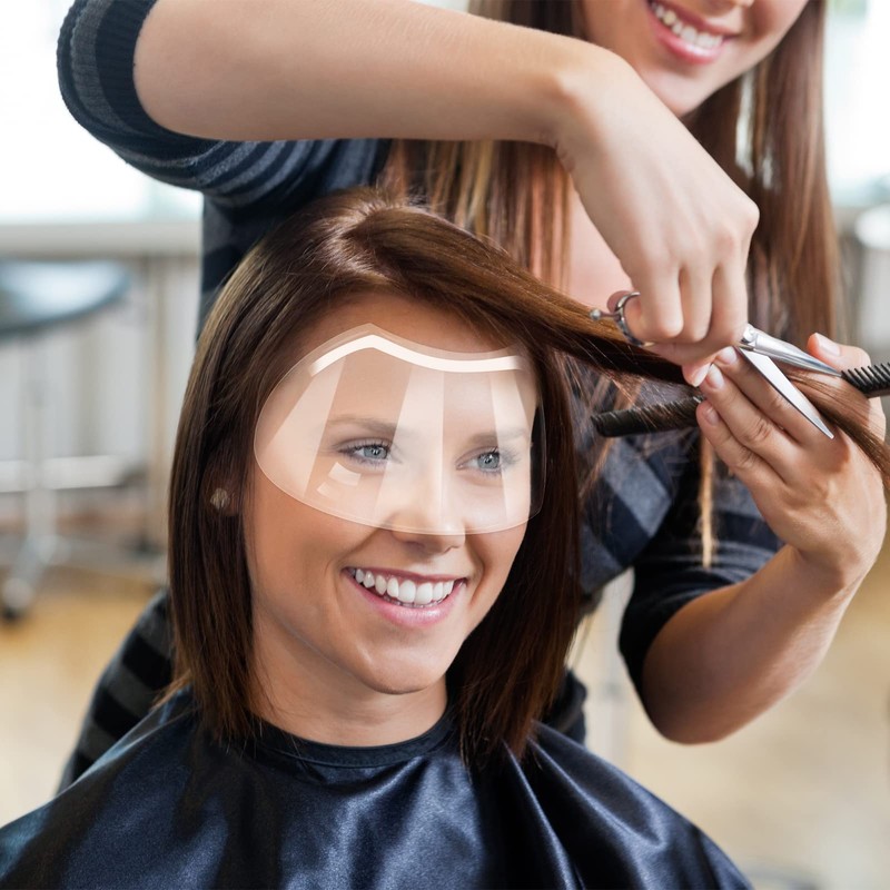 Fuyamp 50 Pcs Shower Face Eye Protector, Plastic Eye Shield