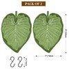 Sisher 2 Pack Cute Leaf Shaped Hand Towel,Kitchen Hand Towels